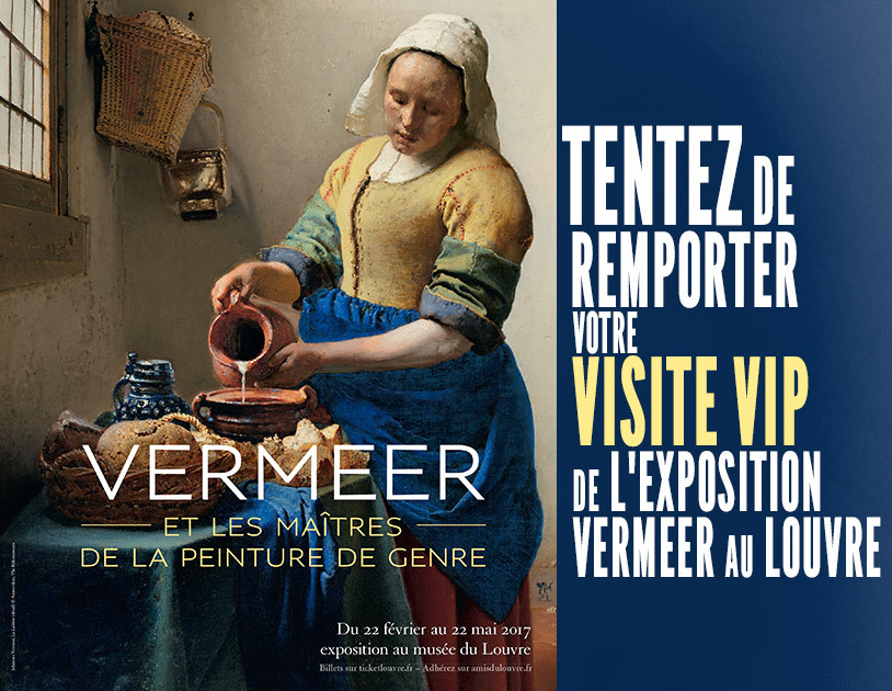 exposition VERMEER au LOUVRE - hebergement auberge de Jeunesse BVJ LOUVRE